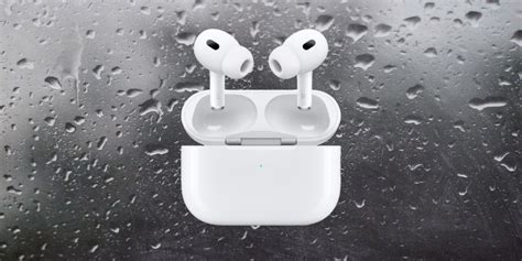 airpods pro water resistant rating